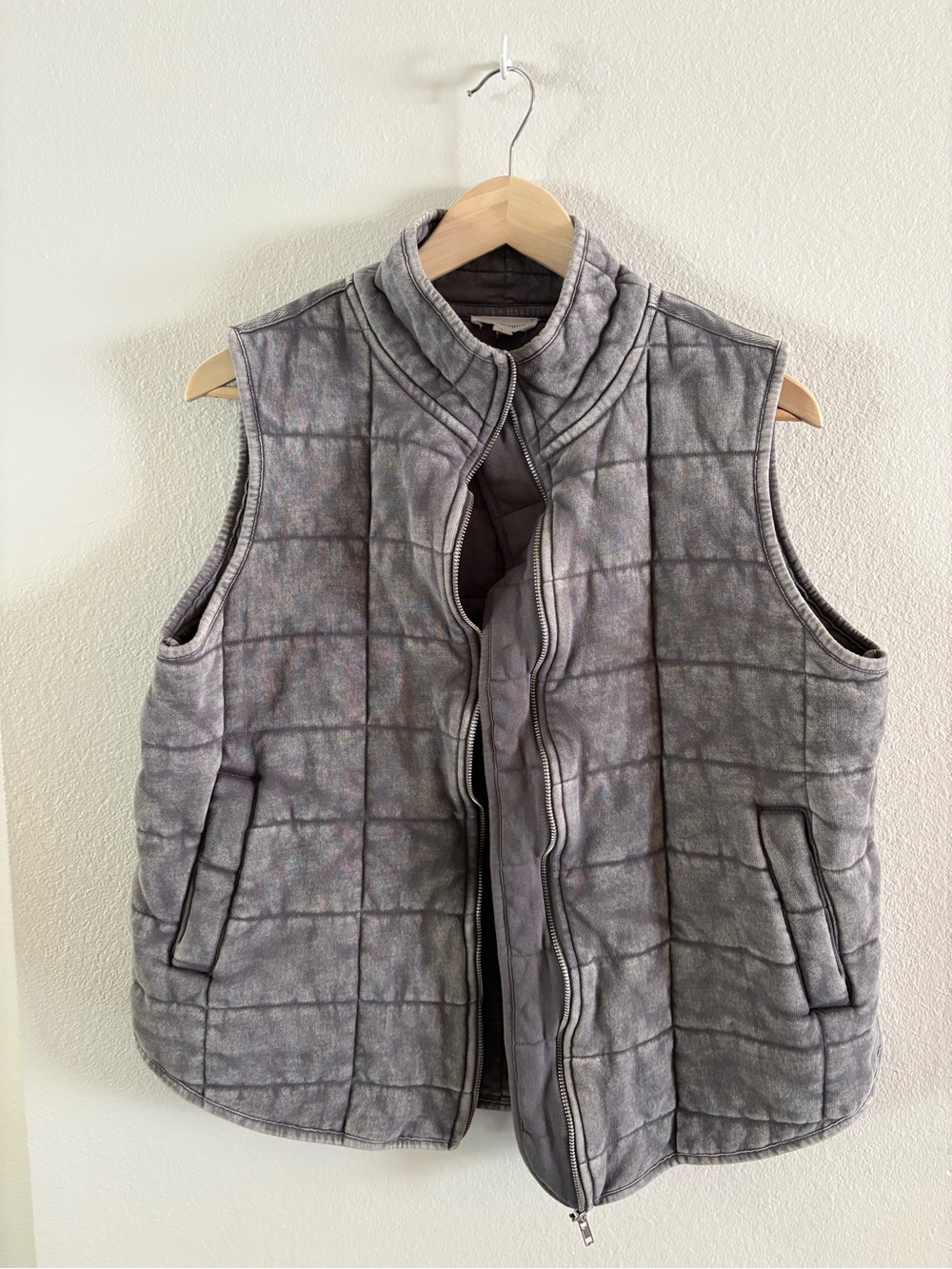 Cabincore Quilted Vest in Heather Gray Large Westbound